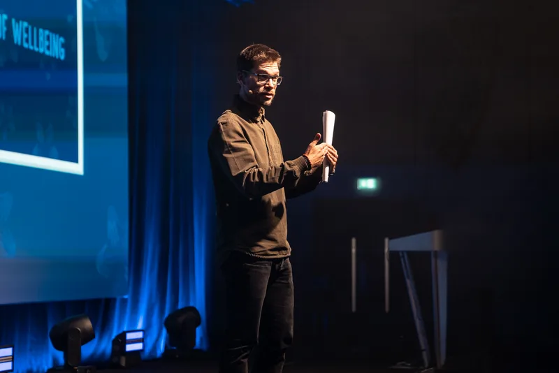 Chevy Rough keynote at PGL Champions of Wellbeing